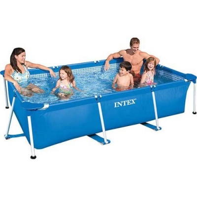 Бассейн каркасный прямоугольный INTEX 300х200х75см