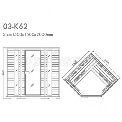 Инфракрасная сауна H04-K61