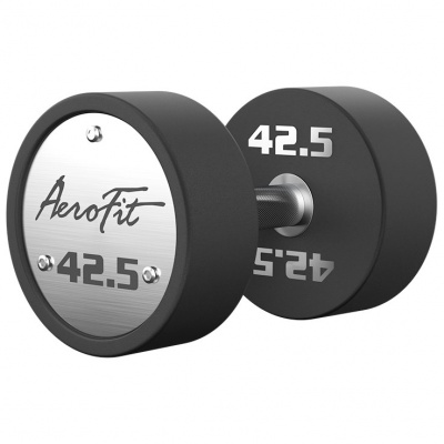 Набор полиуретановых гантелей, 40-50 кг, 5 пар AeroFit AFPUDB40-50