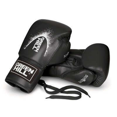 Перчатки боксерские GreenHill SUPREME 8 OZ BGS-2111W5 черные