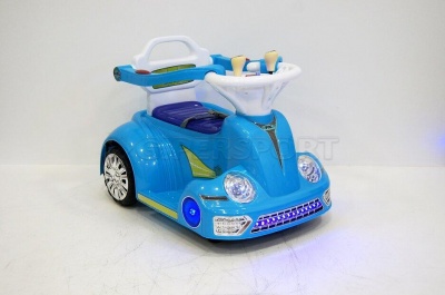 Электромобиль-ходунки RiverToys 1688 голубой