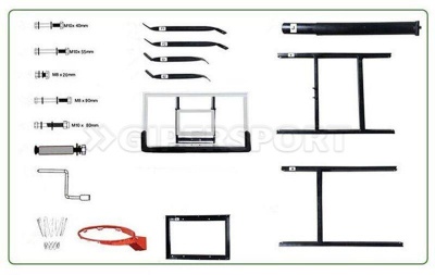 Баскетбольный щит 54" DFC BOARD54P