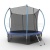 Батут с внутренней сеткой и лестницей EVO JUMP Internal 8ft (Blue) + нижняя сеть