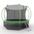 Батут с внутренней сеткой и лестницей EVO JUMP Internal 12ft (Green) + нижняя сеть