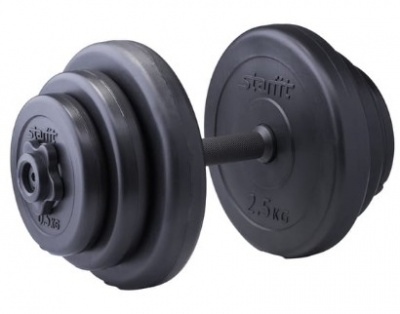 Гантель разборная пластиковая Starfit DB-701 9 кг