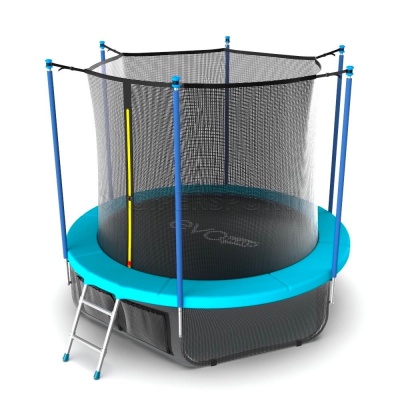 Батут с внутренней сеткой EVO JUMP Internal 8ft (Wave) + нижняя сеть