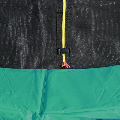 Батут DFC JUMP 8 ft складной, с сеткой green