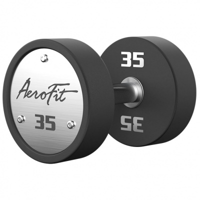 Набор полиуретановых гантелей , 27,5-37,5 кг, 5 пар AeroFit AFPUDB27.5-37